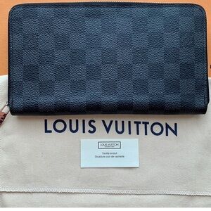 LARGE GRAPHITE ORGANIZER WALLET LOUIS VUITTON